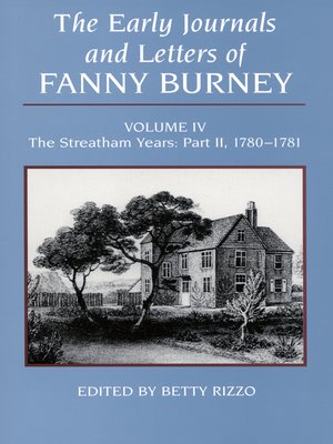 cover image of The Early Journals and Letters of Fanny Burney, Volume 4